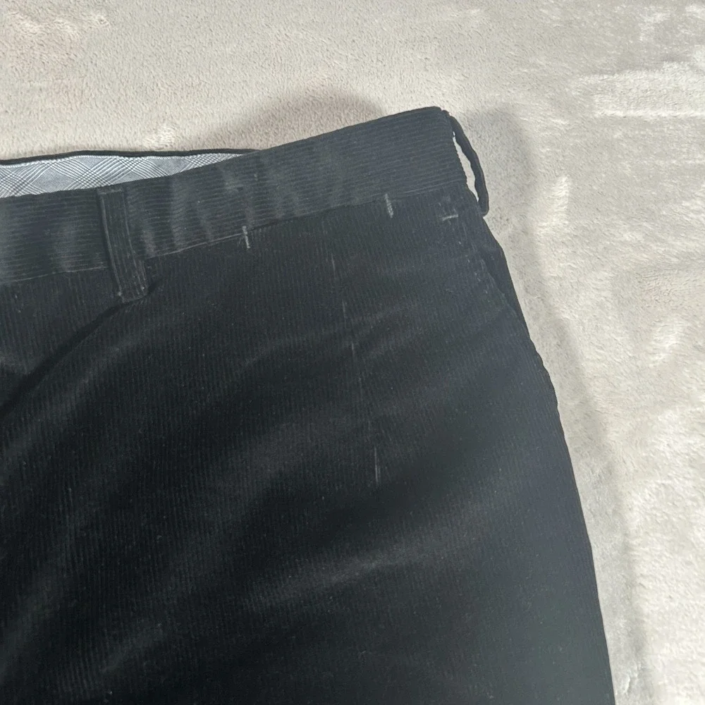 Brioni Cannes Corduroy Pants Mens Black 44R 40x28 Made In Italy Designer Preppy